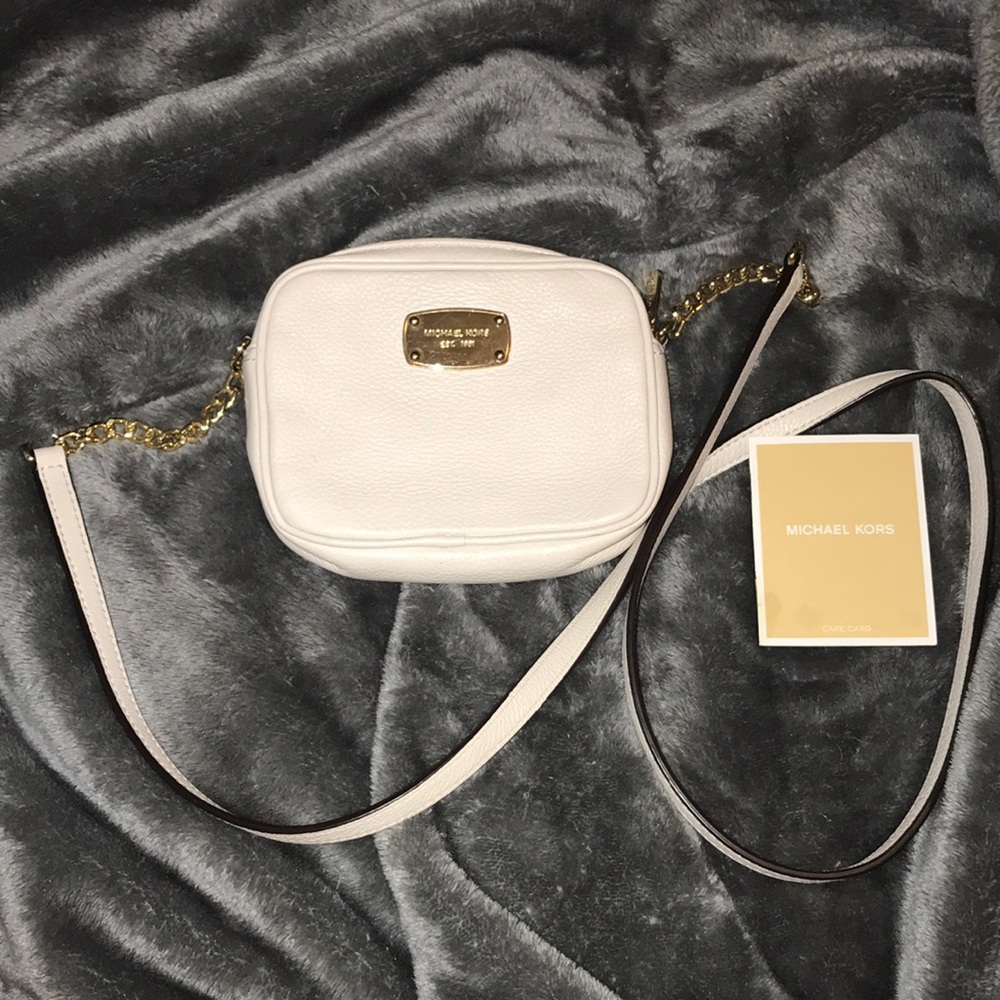 Cross body Michael Kors white bag